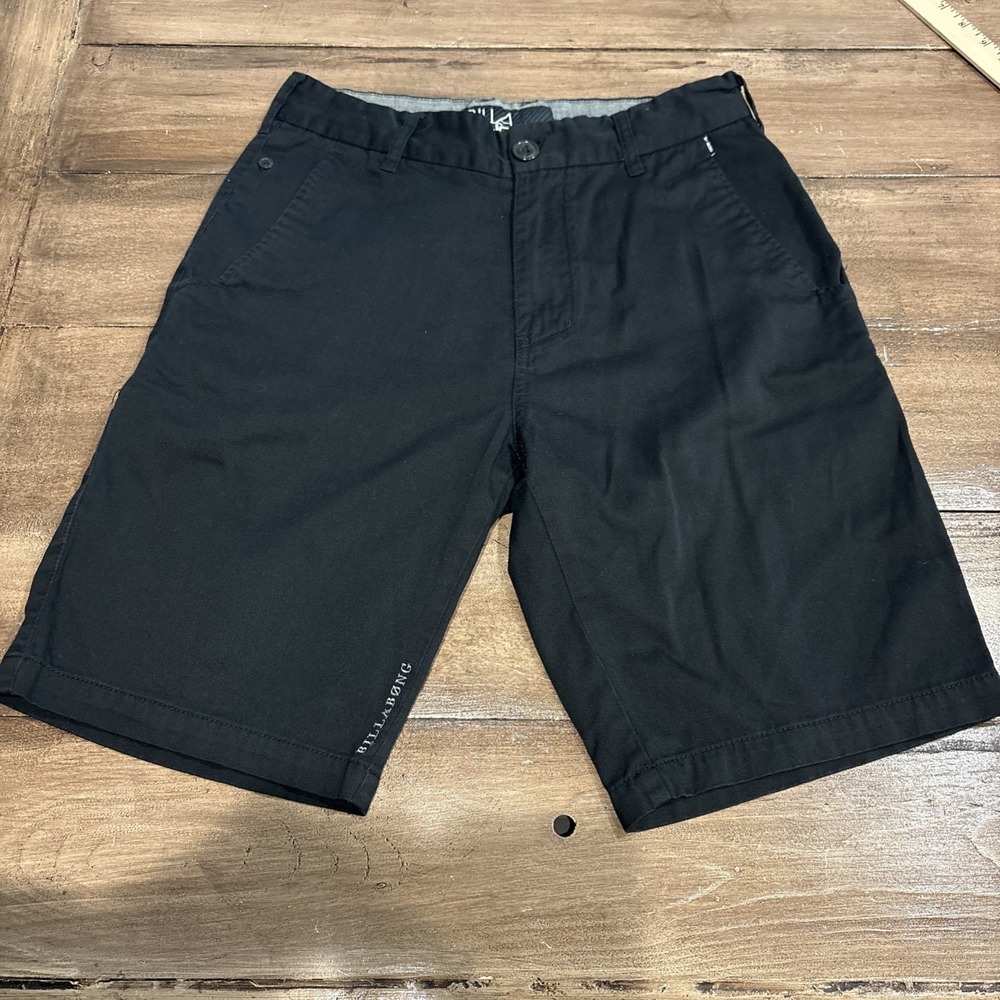 Billabong Men's Black Casual Chino Comfort Relaxed Stretch Shorts Size‎ 29